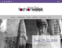 Tablet Screenshot of fashionweektampabay.com
